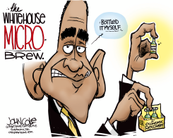 OBAMA 'S MICROBREW by John Cole