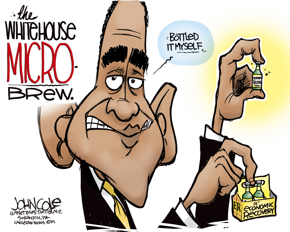  OBAMA 'S MICROBREW by John Cole