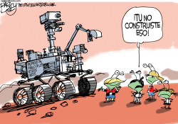 ROVER EN MARTE by Pat Bagley