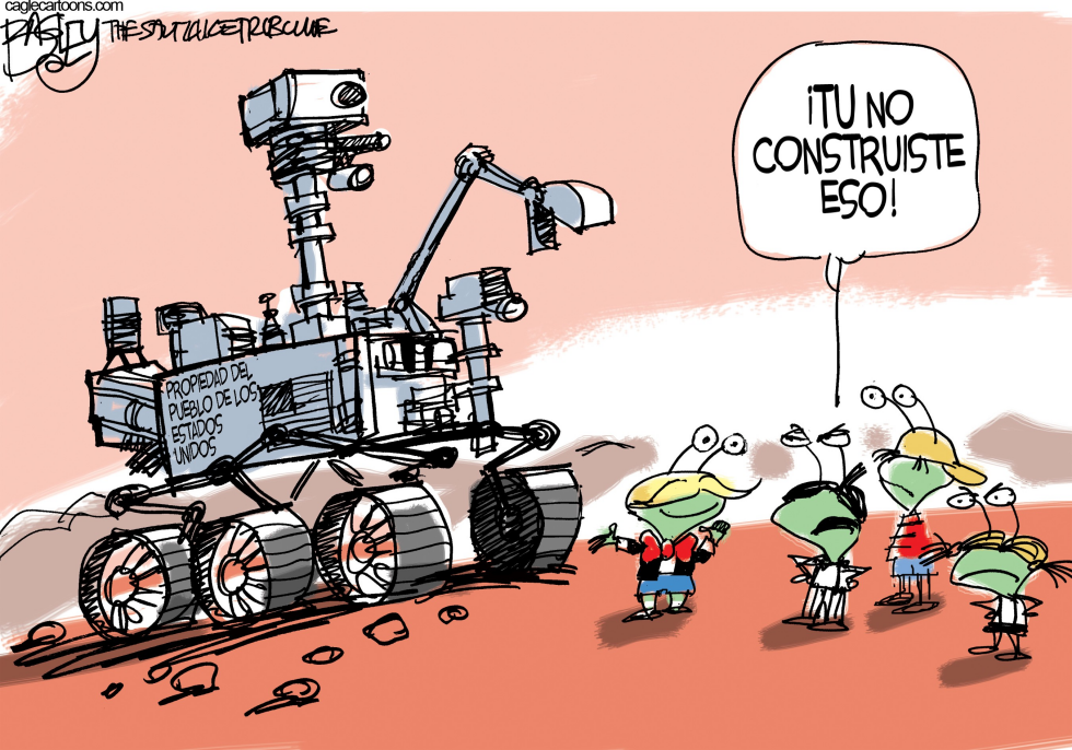  ROVER EN MARTE by Pat Bagley