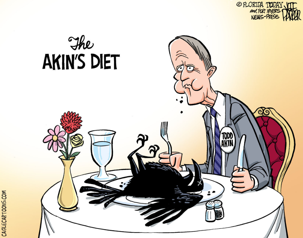 TODD AKIN EATS CROW by Jeff Parker
