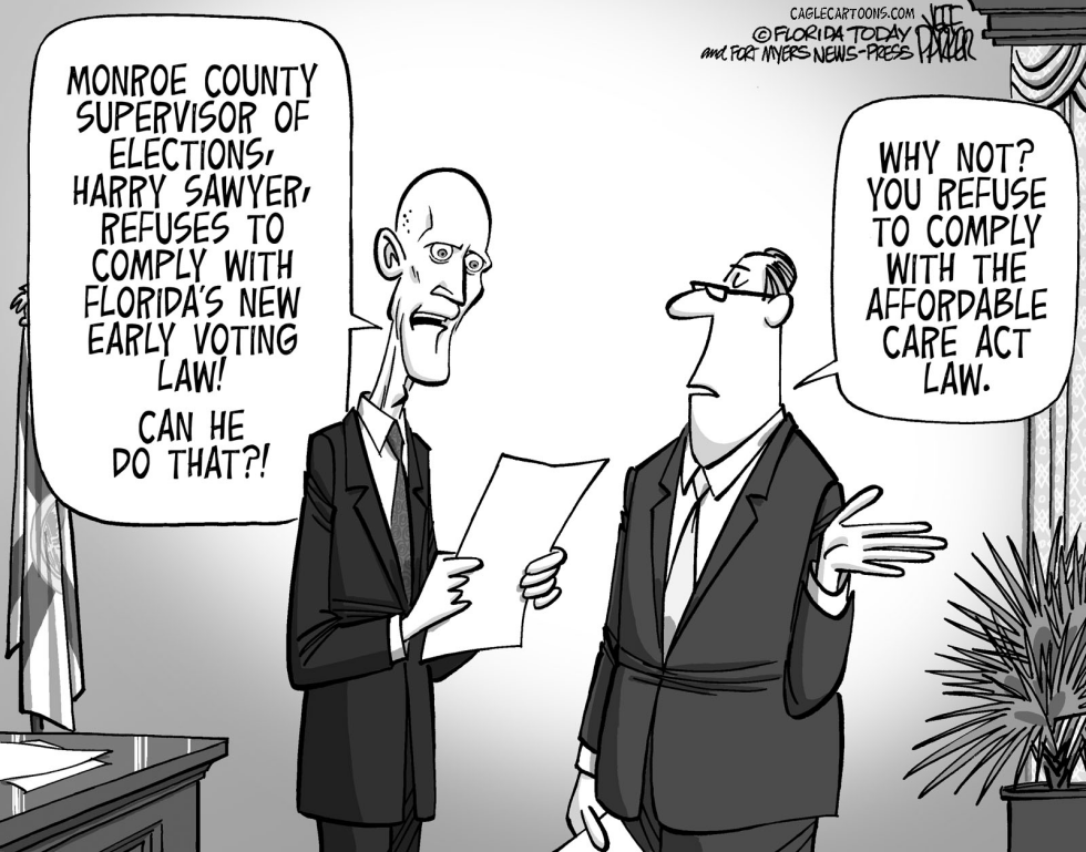  LOCAL FL GOV SCOTT VS MONROE ELECTIONS SUPERVISOR by Jeff Parker