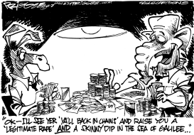 POLITICAL POKER by Milt Priggee