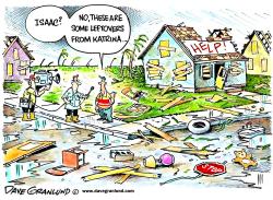 HURRICANE ISAAC AND KATRINA by Dave Granlund