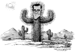 CACTUS ROMNEY by Daryl Cagle