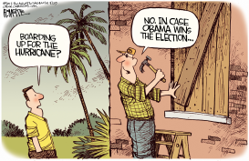 HURRICANE OBAMA by Rick McKee