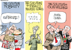 MORE GUNS by Pat Bagley