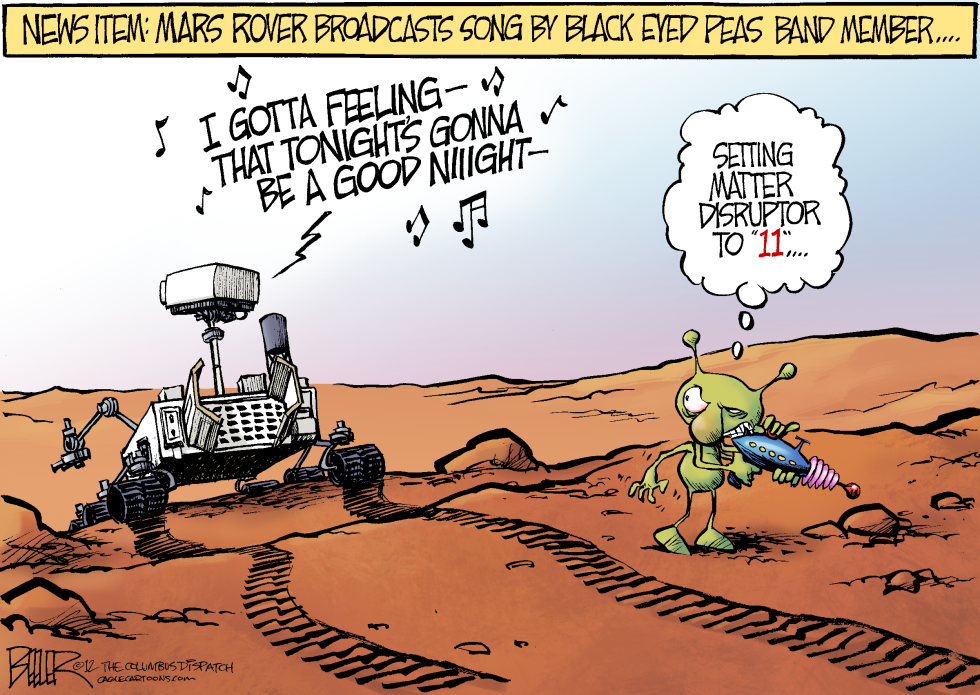  DJ MARS ROVER by Nate Beeler