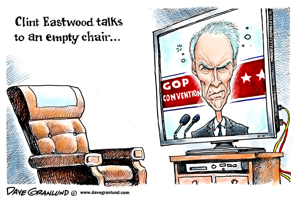  EASTWOOD  & GOP CONVENTION by Dave Granlund