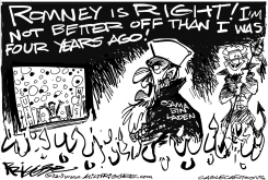 ROMNEY SPEAKS THE TRUTH by Milt Priggee