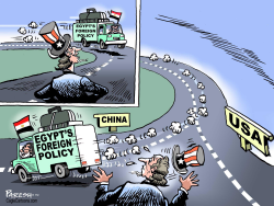 EGYPT AND USA by Paresh Nath