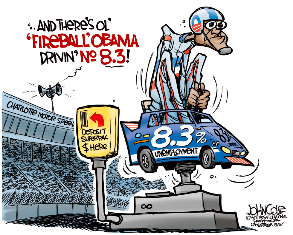  FIREBALL' OBAMA by John Cole