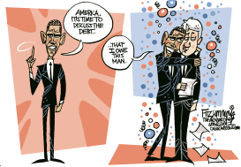 OBAMA'S DEBT by David Fitzsimmons