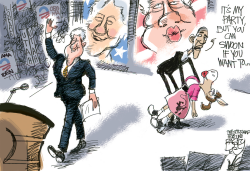 BILL CLINTON IS BACK by Pat Bagley