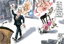 BILL CLINTON ESTA DE VUELTA by Pat Bagley