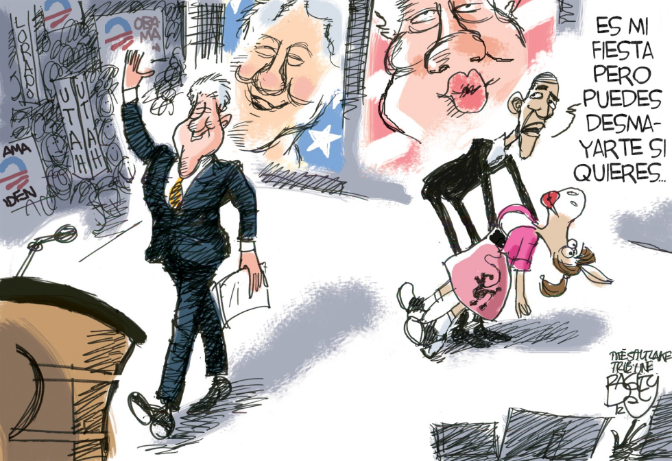  BILL CLINTON ESTA DE VUELTA by Pat Bagley