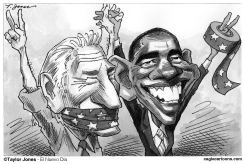 BIDEN Y OBAMA by Taylor Jones