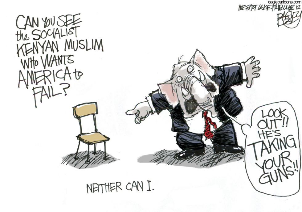  THE EMPTY CHAIR by Pat Bagley