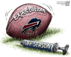 LOCAL BUFFALO BILLS EXPECTATIONS by Adam Zyglis