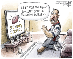 NFL SUNDAY SERVICE by Adam Zyglis