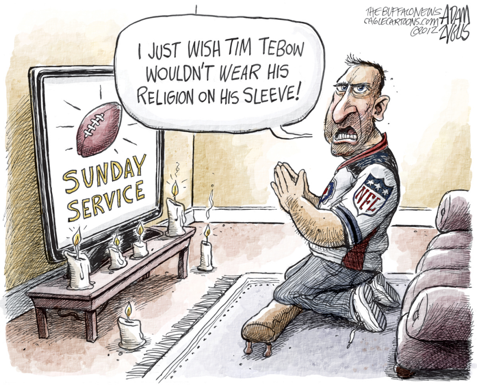  NFL SUNDAY SERVICE by Adam Zyglis