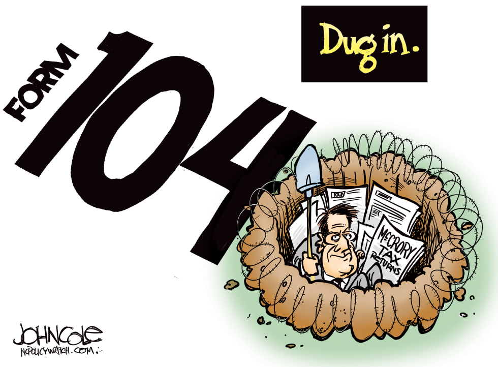  LOCAL NC  PAT MCCRORY TAX RETURNS by John Cole