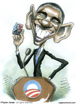 BARACK OBAMA - SHRED OF HOPE  by Taylor Jones