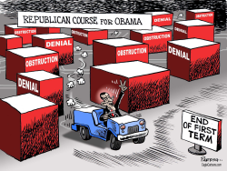 REPUBLICAN COURSE FOR OBAMA by Paresh Nath