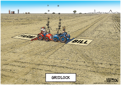 FARM BILL GRIDLOCK by RJ Matson