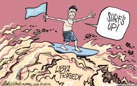 LIBYA TRAGEDY by Mike Keefe