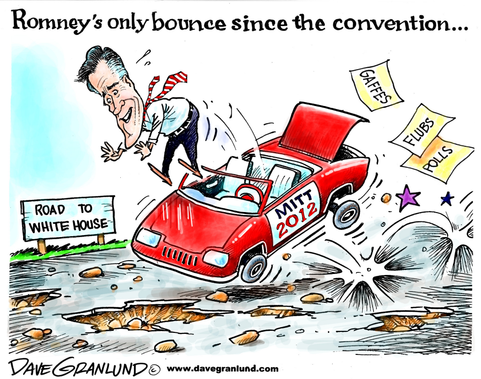  ROMNEY CAMPAIGN BOUNCE by Dave Granlund