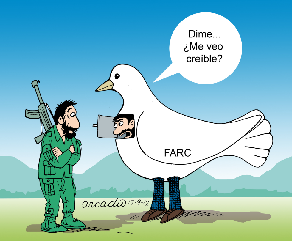  LAS FARC DE COLOMBIA AL DIáLOGO by Arcadio Esquivel