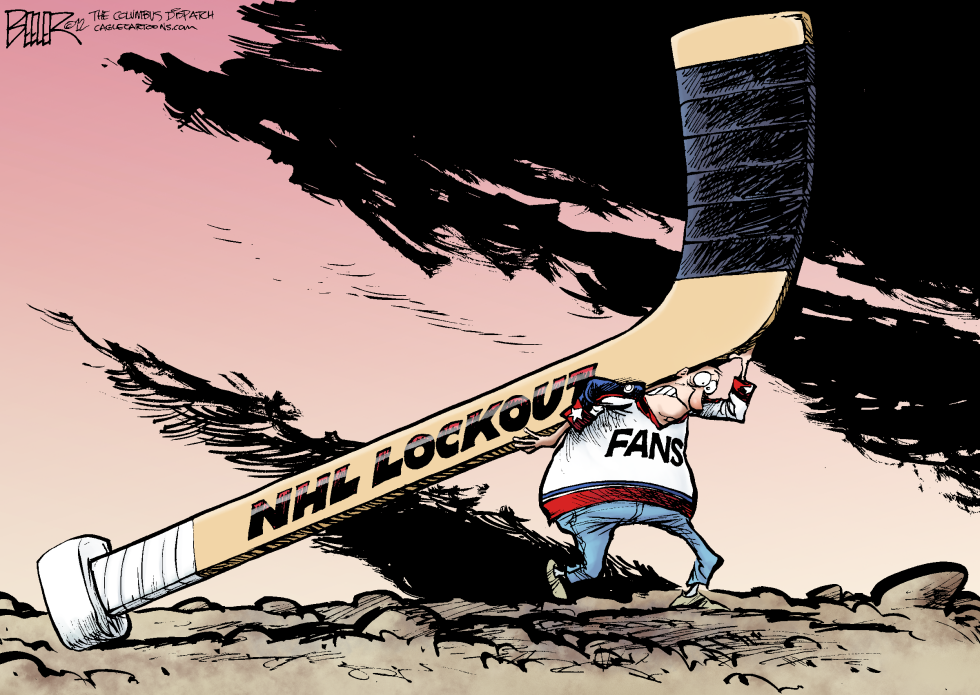  NHL LOCKOUT by Nate Beeler