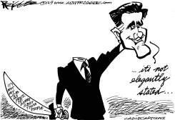 ROMNEY VICTIM by Milt Priggee