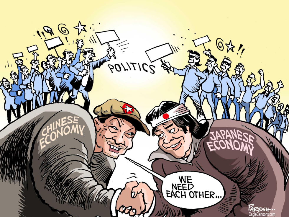  CHINA-JAPAN ROW by Paresh Nath