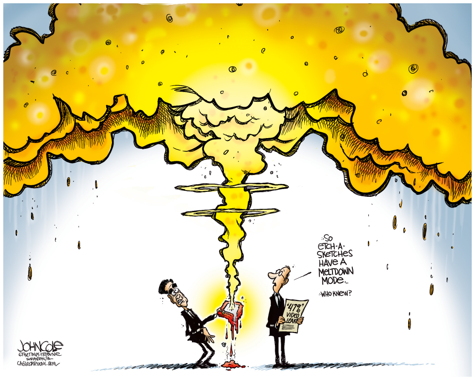  ROMNEY MELTDOWN MODE by John Cole