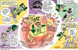 MITT UNZIPPED by Pat Bagley