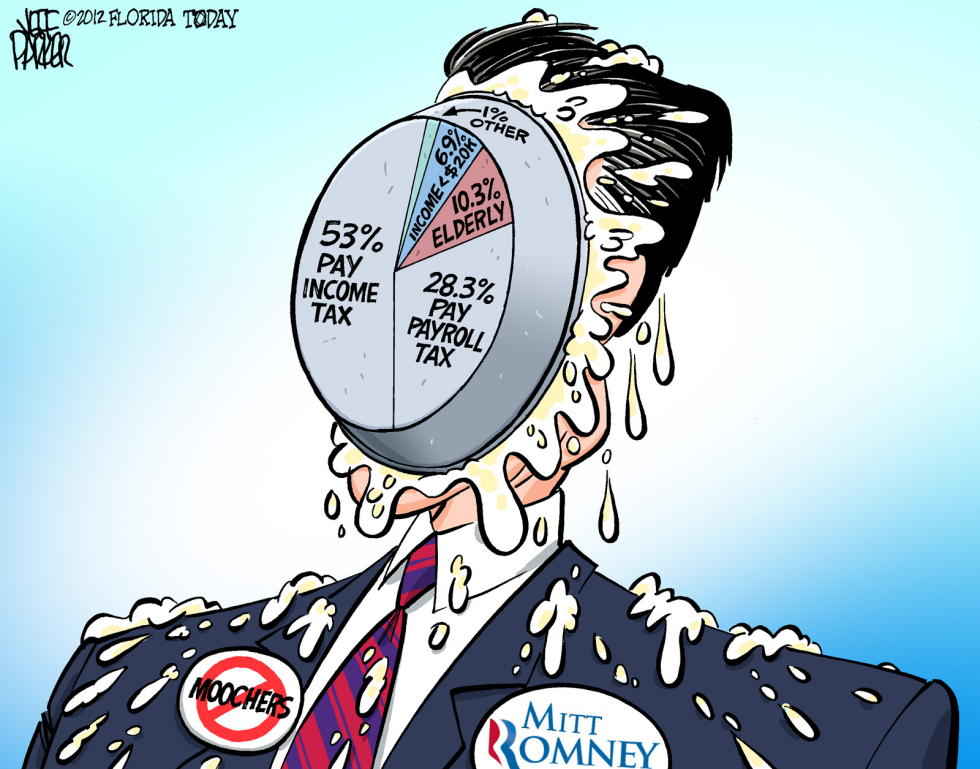  ROMNEY AND 47 PIE CHART by Jeff Parker