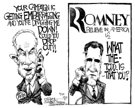 AKIN ROMNEY by John Darkow