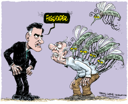 ROMNEY MOSQUITOES by Daryl Cagle