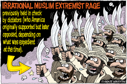 MUSLIM EXTREMIST RAGE by Wolverton