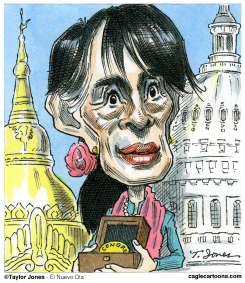 AUNG SAN SUU KYI VISITA WASHINGTON  by Taylor Jones