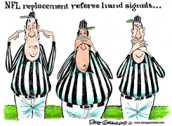 NFL REPLACEMENT REFS by Dave Granlund