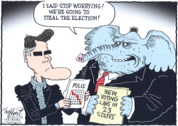 GOP STEALING ELECTION by Bob Englehart