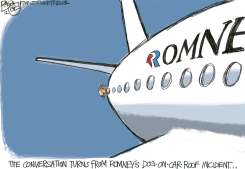 WINDOW ON ROMNEY by Pat Bagley