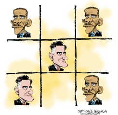 OBAMA IS GOING TO WIN by Daryl Cagle