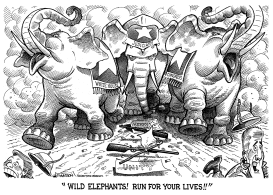 REPUBLICAN STAMPEDE by RJ Matson