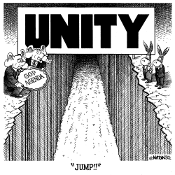 REPUBLICANS APPEAL FOR UNITY by RJ Matson