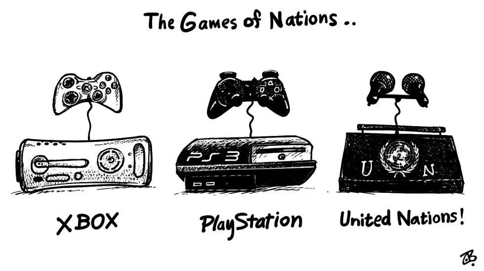  THE GAMES OF NATIONS by Emad Hajjaj