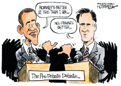 THE PRE DEBATE DEBATE by Jeff Koterba